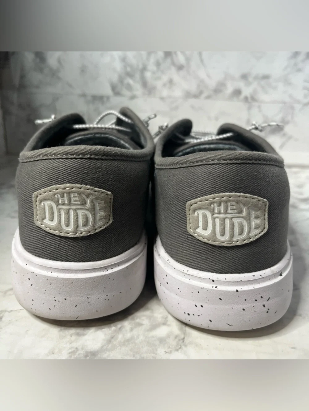 Hey Dude Cody M Sport Mesh Mens 8 Charcoal Casual Comfort Shoes